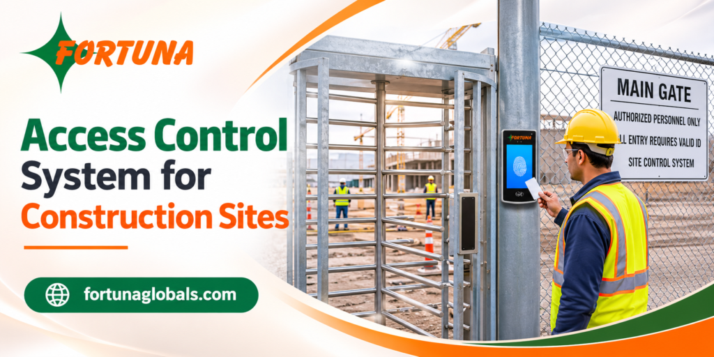 Access control system for construction sites.